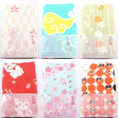 Somemono: Shichiyo, Cotton Gauze Face Towel 82 x 34 cm - yunomi-jp.pro