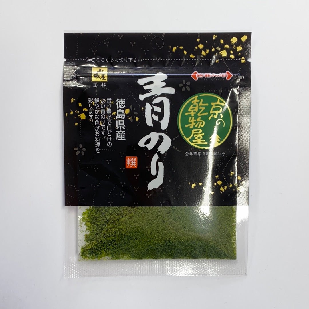 Tokushima Aonori Seaweed, Kyo no Kanbutsuya 京の乾物屋 徳島県産 青のり - yunomi-jp.pro