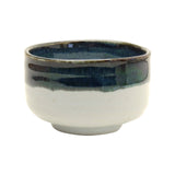 Yamaki Ikai M2034: Toho Blue Yohen Matcha Tea Bowl 唐峰紺窯変抹茶碗 - yunomi-jp.pro