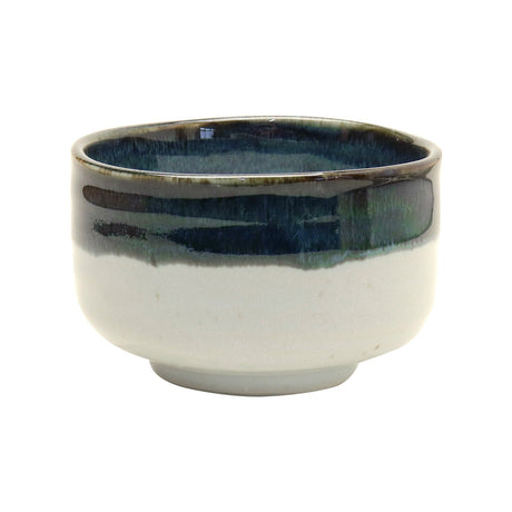 Yamaki Ikai M2034: Toho Blue Yohen Matcha Tea Bowl 唐峰紺窯変抹茶碗 - yunomi-jp.pro