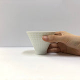 Yamani - Miyama Tableware: Chahaku Morning Glory Tea Cup - Gyokuro Green - yunomi-jp.pro