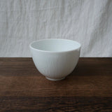 Yamani - Miyama Tableware: "Crease" Matcha Bowl Oribe Green - yunomi-jp.pro