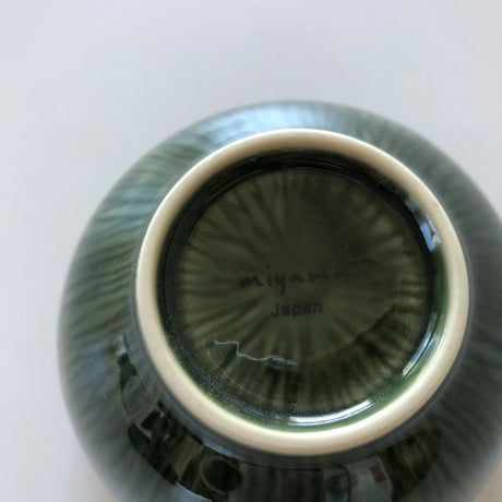 Yamani - Miyama Tableware: "Crease" Matcha Bowl Snow White - yunomi-jp.pro