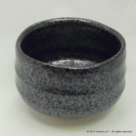 Yamatane ru3720: Mino-yaki Matcha Bowl, Yuteki Tenmoku - yunomi-jp.pro