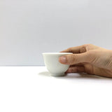 Yamatane: Tea Professional's White Porcelain Tea Cup - Small - yunomi-jp.pro