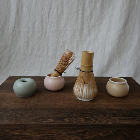 Yoshimura 50708 - Modern Whisk Stand, Beige - yunomi-jp.pro