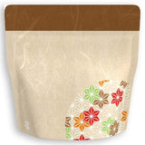 Yoshimura Pack 10156 Resealable Washi Paper Bag Hemp Leaves 麻の葉柄 - yunomi-jp.pro