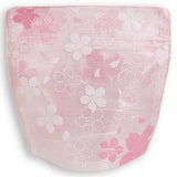 Yoshimura Pack 10185 Resealable Washi Paper Bag Pink Sakura 雲竜透明ﾁｬｯｸ付ｽﾀﾝﾄﾞ袋 桜 - yunomi-jp.pro
