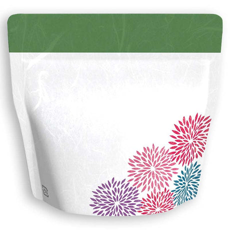 Yoshimura Pack 1313 Resealable Washi Paper Bag Mujina Chrysanthemum むじな菊 - yunomi-jp.pro