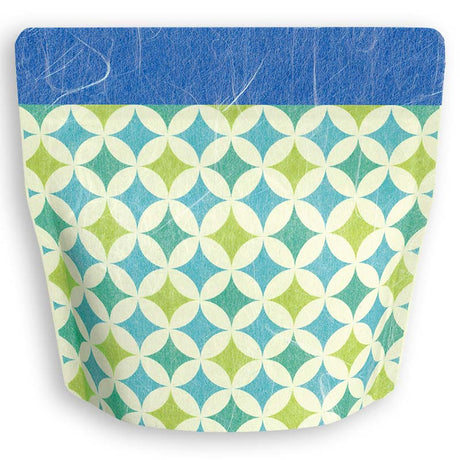 Yoshimura Pack 1315 Resealable Washi Paper Bag Seven Jewels 七宝 - yunomi-jp.pro