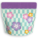 Yoshimura Pack 1325 Resealable Washi Paper Bag Flowers and Arrow Feathers 花と矢絣 - yunomi-jp.pro