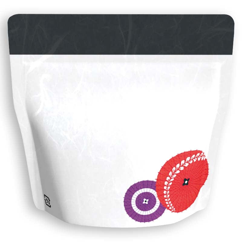 Yoshimura Pack 1333 Resealable Washi Paper Bag Japanese Traditional Umbrella 番傘 - yunomi-jp.pro