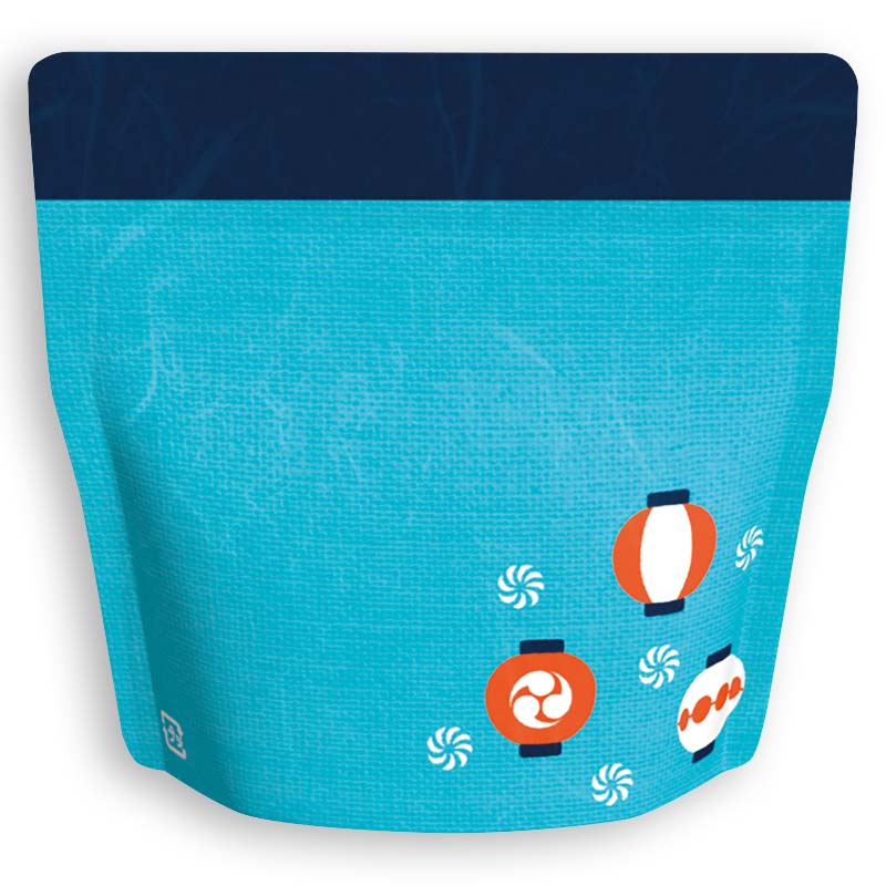 Yoshimura Pack 1334 Resealable Washi Paper Bag Festival Lanterns 祭提灯柄 - yunomi-jp.pro