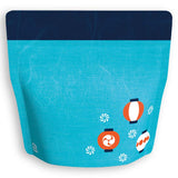 Yoshimura Pack 1334 Resealable Washi Paper Bag Festival Lanterns 祭提灯柄 - yunomi-jp.pro