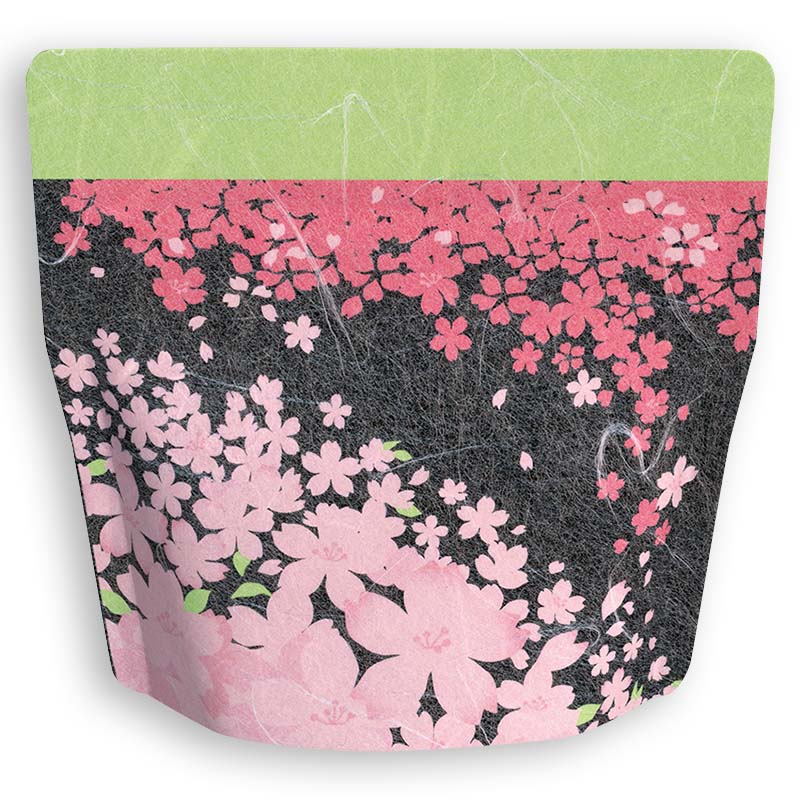 Yoshimura Pack 1364 Resealable Washi Paper Bag Falling Sakura Petals さくら - yunomi-jp.pro