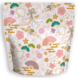 Yoshimura Pack 1403 Resealable Washi Paper Bag Chidori Ichimatsu 千鳥市松 - yunomi-jp.pro