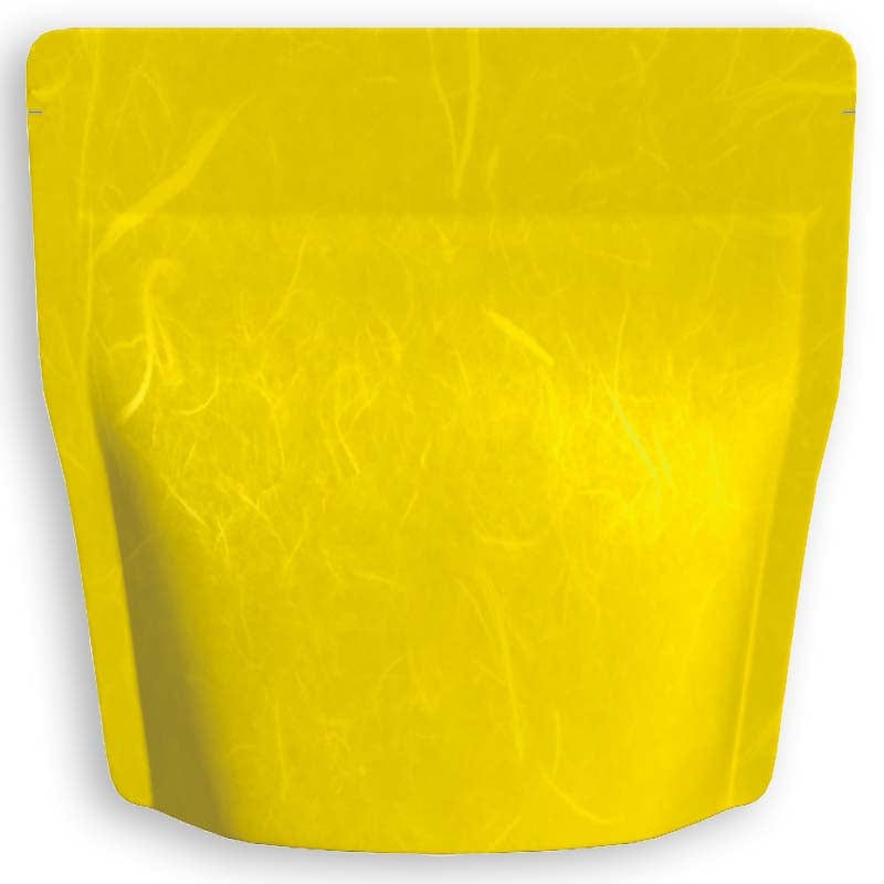 Yoshimura Pack 1422 Resealable Washi Paper Bag Yellow（黄） - yunomi-jp.pro