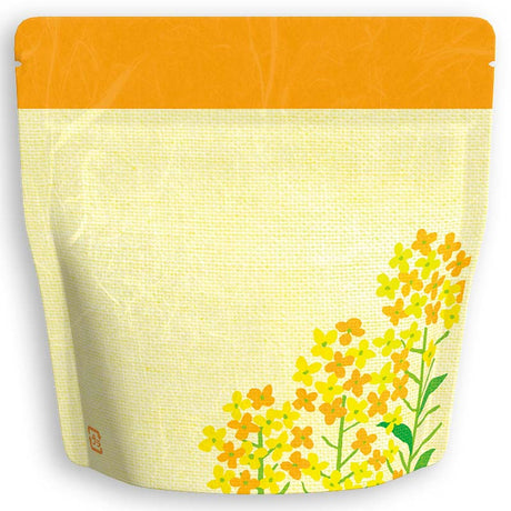 Yoshimura Pack 1451 Resealable Washi Paper Bag Field Mustard 菜の花 - yunomi-jp.pro