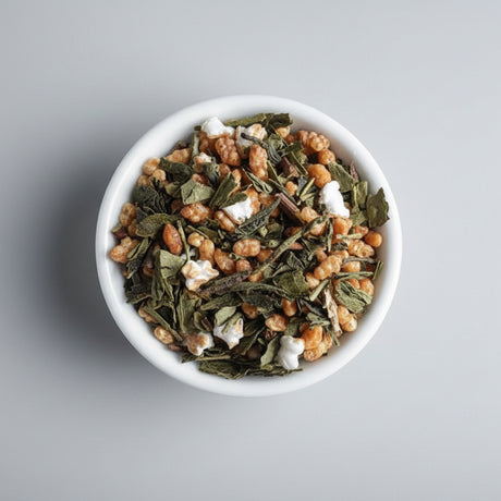 Yunomi Tea House Blend: Genmaicha Brown Rice Green Tea - yunomi-jp.pro